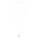 Diamond luxury 14 karaat gouden ketting hanger saffier diamant 0,08ct voor dames