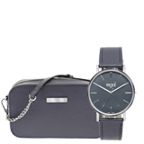 Regal Armbanduhr mit blauem PU-Lederarmband