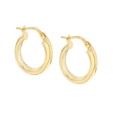 Ohrringe, 375 Gold, 15 mm