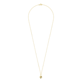 Kette aus 375 Gold mit Knotenanhänger mit Zirkonia