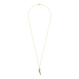 9 Karaat ketting met hanger hoorn