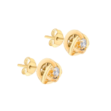 375 Gold Schmuckset Knoten mit Zirkonia