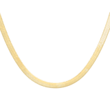 375 Gold Halskette mit Fischgrätgliedern