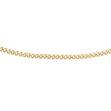9 karaat ketting gourmet schakel diamond cut voor dames