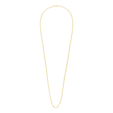 Halskette aus 375 Gold mit Gourmet-Gliedern, gedreht