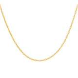 9 karaat ketting gourmet twist voor dames