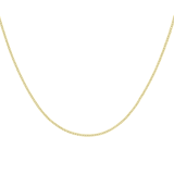 Halskette aus 375 Gold mit Gourmet-Gliedern