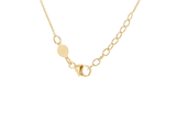 9 Karaat ketting met hanger bar 2cm