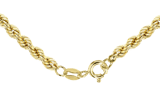 9 karaat ketting koordschakel 45cm voor dames