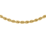Halskette, 375 Gold, Kordelkette, 45 cm
