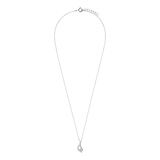 Zilveren ketting met hanger zirkonia voor dames