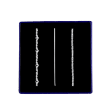 Set mit 3 Armbändern aus 925 Silber
