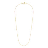 Kette, 585 Gelbgold, Fantasie mit kleinen Blöcken