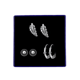 925 Silber-Set, Blatt, Bali