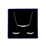 Set aus 925 Silber, glänzend, mit Zirkonia