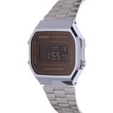 Casio Retro Digitaluhr Silber A168WEM-1EF