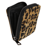 Portemonnee dierenprint beige