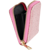 Roze portemonnee met glitter
