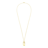 Zilveren ketting&hanger goldplated alfabet
