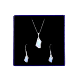 Schmuckset, 925 Silber, Kristall AB