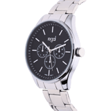Regal herenhorloge met zilverkleurige band