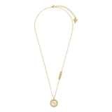 Guess stainless steel goldplated ketting met hanger met kristal voor dames