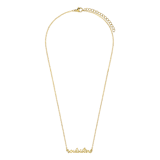 Stainless steel goldplated ketting voor dames