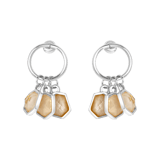 Silberfarbenes Ohrringe-Set von Bijoux