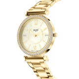 Regal Cadeau Set Dames Horloge Goudkleurig met gratis armband