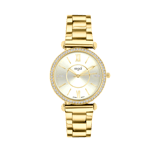 Regal Cadeau Set Dames Horloge Goudkleurig met gratis armband