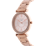 Regal Cadeau Set Dames Horloge Rosekleurig met gratis armband