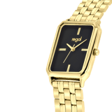 Regal-Damenarmbanduhr mit goldfarbenem Armband