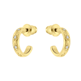Goldfarbene Bijoux-Ohrringe im Set, mit Ohrklemmen