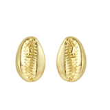 Goldfarbene Bijoux-Ohrringe im Set, mit Ohrklemmen