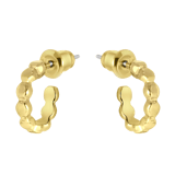 Goldfarbene Bijoux-Ohrringe im Set, mit Ohrklemmen