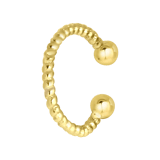 Goldfarbene Bijoux-Ohrringe im Set, mit Ohrklemmen