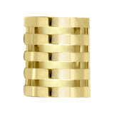 Goldfarbene Bijoux-Ohrringe im Set, mit Ohrklemmen