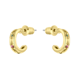 Goldfarbene Bijoux-Ohrringe im Set, mit Ohrklemmen