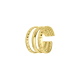 Goldfarbene Bijoux-Ohrringe im Set, mit Ohrklemmen