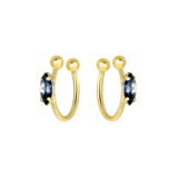 Goldfarbene Bijoux-Ohrringe im Set, mit Ohrklemmen
