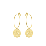 Goldfarbene Bijoux-Ohrringe im Set, mit Ohrklemmen
