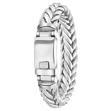Stainless steel herenarmband franse gourmet mat