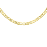 Halskette, 375 Gold, mit Rambo-Kettenglied, 5,4 mm