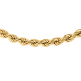 Halskette, 375 Gold, mit Kordelglied, 4,6 mm