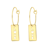 Goldfarbenes Ohrringe-Set von Bijoux, verschiedene Modelle