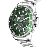 Marlow Miller Chronograf Armbanduhr, Edelstahlarmband