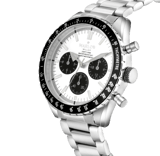 Marlow Miller Chronograf Armbanduhr mit Edelstahlarmband