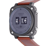Urban Story horloge met leren band