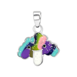 Silberfarbene Bijoux-Halskette, Set