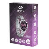 Marea Smartwatch Digitaal Dames Horloge Zilverkleurig B61002/1